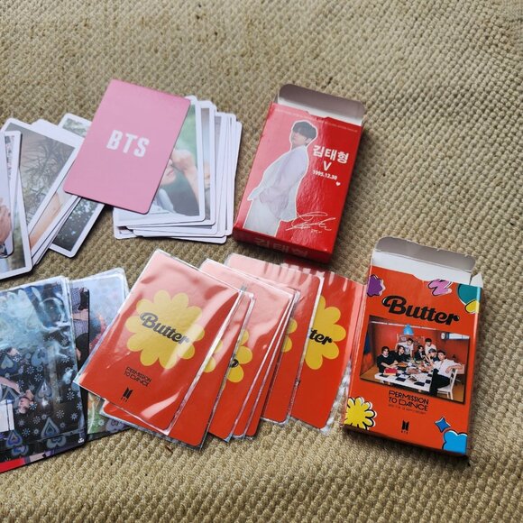 BTS Army Fan Club K pop Cards Keychains Box Collection Merchandise Stickers Etc - Picture 15 of 16